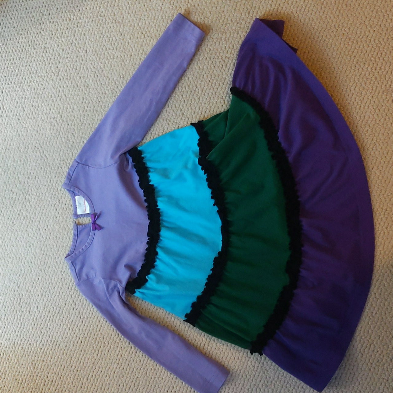 Hanna Andersson Twirl Dress With Ruffle Size 110